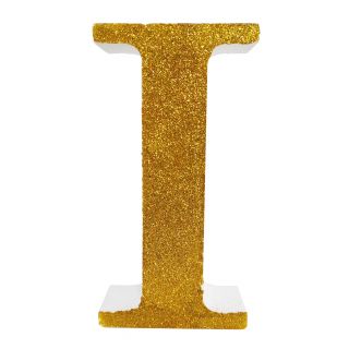 Letra "i" de 20 cm- en oro
