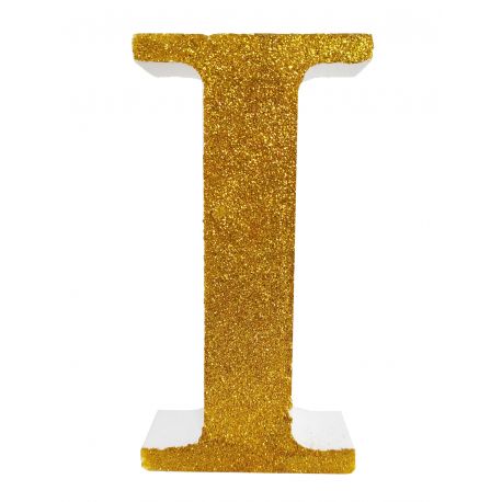 Letra "i" de 20 cm- en oro