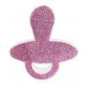 Chupe rosa de corcho, medidas 15x14x2 cm, ideal para eventos infantiles