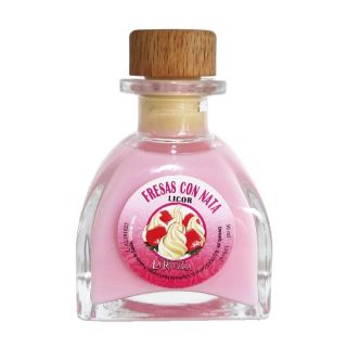 Botella córdoba cristal de fresas con nata 50ml