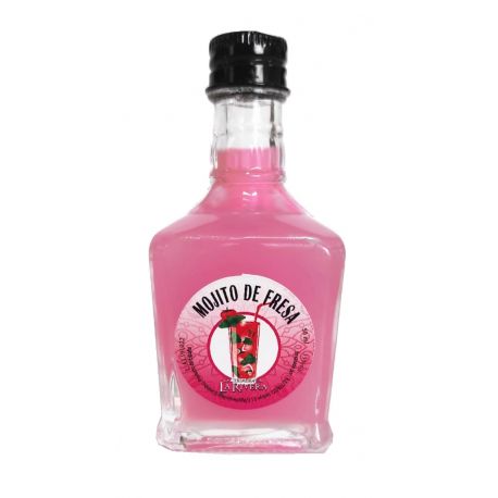 Botella toscana cristal mojito de fresa 50ml