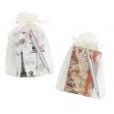 Libreta vintage con boli plata