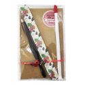 Set de manicura con pulsera de flamenco en bolsa y pegatina