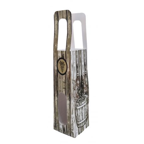 Pack de 12 cajitas vintage uvas con ventana para marasca