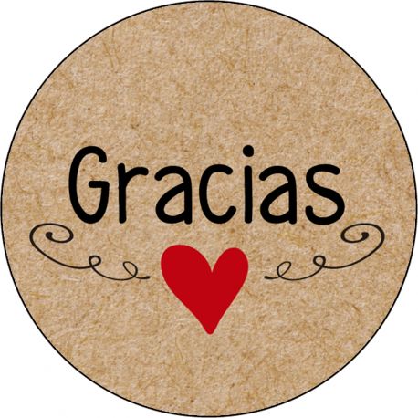 Pliego "gracias con corazón" (pliego 35uds)