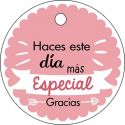 Pliego tarjeta redonda día especial 20 ud-