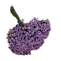 Pomo de 12 ud. con flores moradas pequeñas