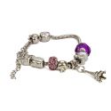 Pulsera pandora morada.