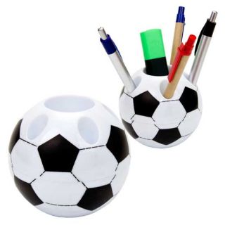 Lapicero balón fútbol negro