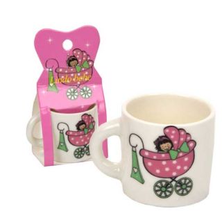 Taza mini bebe rosa