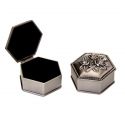 Caja metal rodio