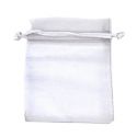BOLSA ORGANZA 10 x 7,5 CM PLATA