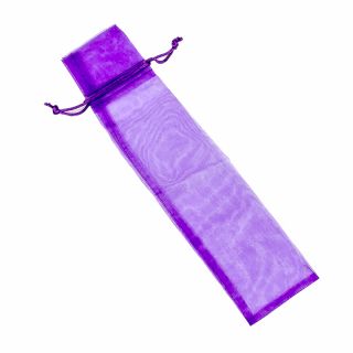 BOLSA organdí PARA ABANICO 29X7 MORADO