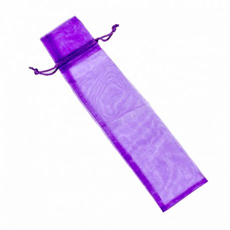 BOLSA organdí PARA ABANICO 29X7 MORADO