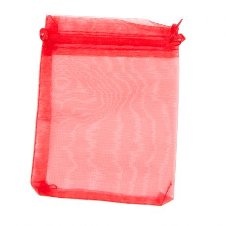 BOLSA ORGANZA 12x9 CM- ROJA