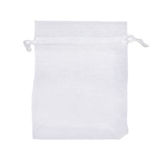 BOLSA ORGANDI DE 12X9 cm BLANCO