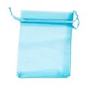 BOLSA ORGANZA 23x16,5 CM- AZUL TURQUESA
