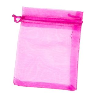 BOLSA DE ORGANZA 17x12 CM- FUXIA