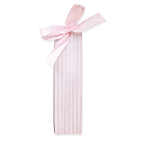 Caja cono rayas rosa 