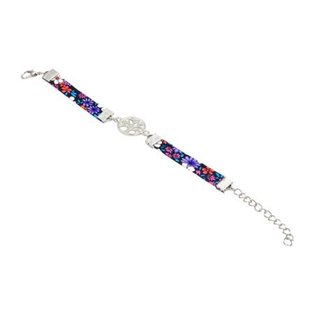 PULSERA ARBOL VIDA AZUL 