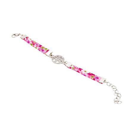 PULSERA ARBOL VIDA ROSA 