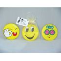 Espejo emoticonos + bolsa + tarjeta
