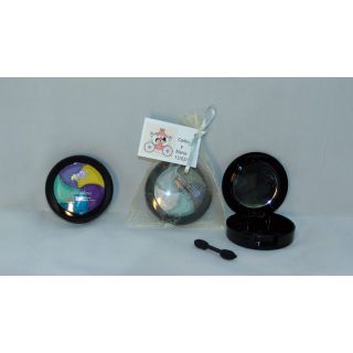 Set maquillaje en bolsa con tarjeta regalos boda