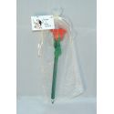 Boli con forma de Rosa + bolsa + tarjeta