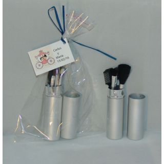 Brochas Maquillaje en bolsa con tarjeta