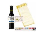Vino en bolsa y tarjeta personalizada