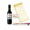 Vino en bolsa y tarjeta personalizada