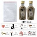 Licor Crema en bolsa organza y tarjeta