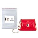 Pack llavero bolso en bolsa con tarjeta