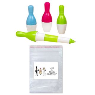 Pack boli con bolsa y tarjeta regalo boda