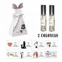 Colonias personalizadas para regalos de boda