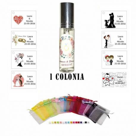 Colonia para regalar a invitados