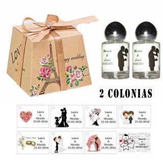 Regalos para boda Colonias personalizadas
