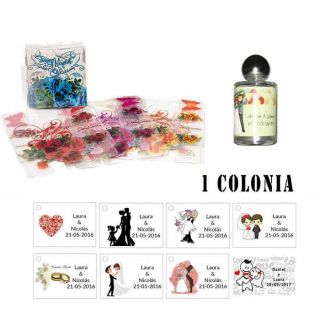Colonia personalizada regalos bodas