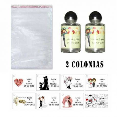Colonias para regalos de boda para invitados