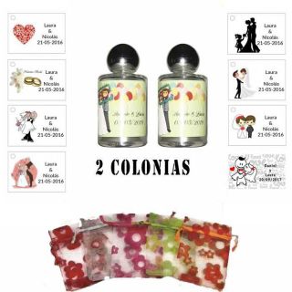 Regalos de boda para invitados Colonias
