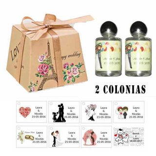 Regalos para invitados Colonias personalizadas