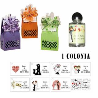 Colonia personalizada detalles para invitados