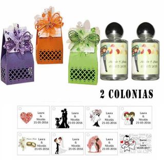 Colonia personalizada detalles para invitados