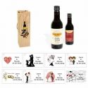 Tinto boda personalizado con caja original y tarjeta