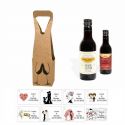 Tinto boda personalizado con tarjeta y caja
