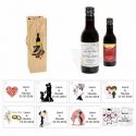 Tinto regalos boda personalizado con caja original y tarjeta