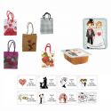 dulce membrillo 125gr boda con bolsa de saco y tarjeta