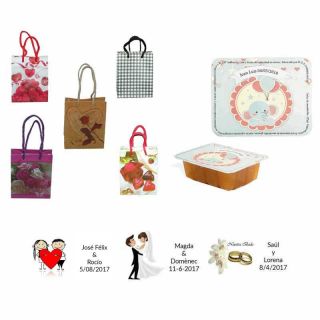 dulce membrillo 125gr niño bebe con bolsa de saco y tarjeta