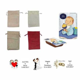 dulce membrillo 50gr bebe niño con bolsa de asas y tarjeta 