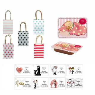 dulce membrillo 50gr detalles bebé con bolsas originales y tarjeta